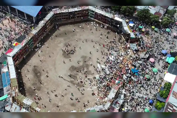 Emirates News Agency – 4 killed, hundreds injured when stands collapse during Colombian bullfight